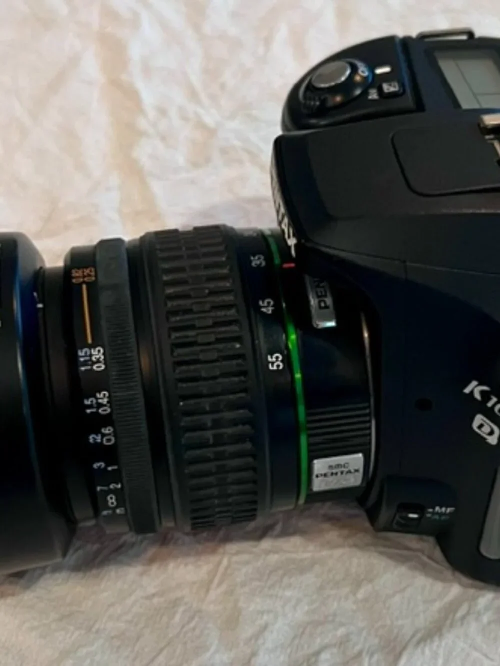 Pentax K100D Digital Camera SR & SMC Pentax-DA 18-55mm F3.5-5.6 Zoom Lens